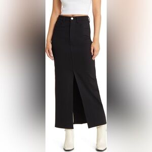BLANKNYC-Slit Front Ponte Maxi Skirt (size 6-8)